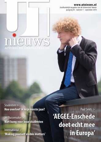 UT Nieuws Magazine september 2014 cover