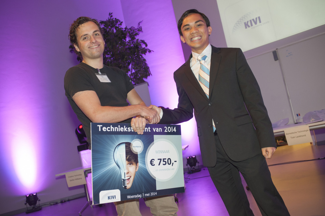 Tom Lankhorst techniekstudent van het jaar