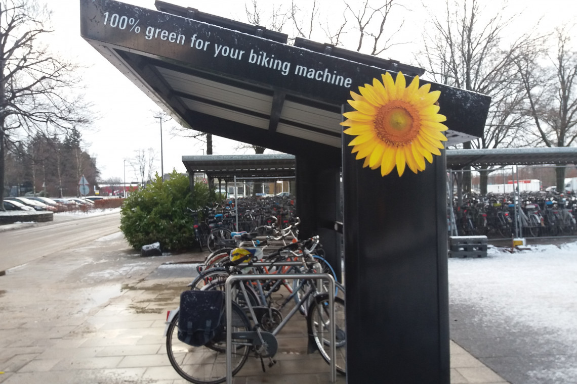 New solar charging stations for e-bikes at the campus - U-Today