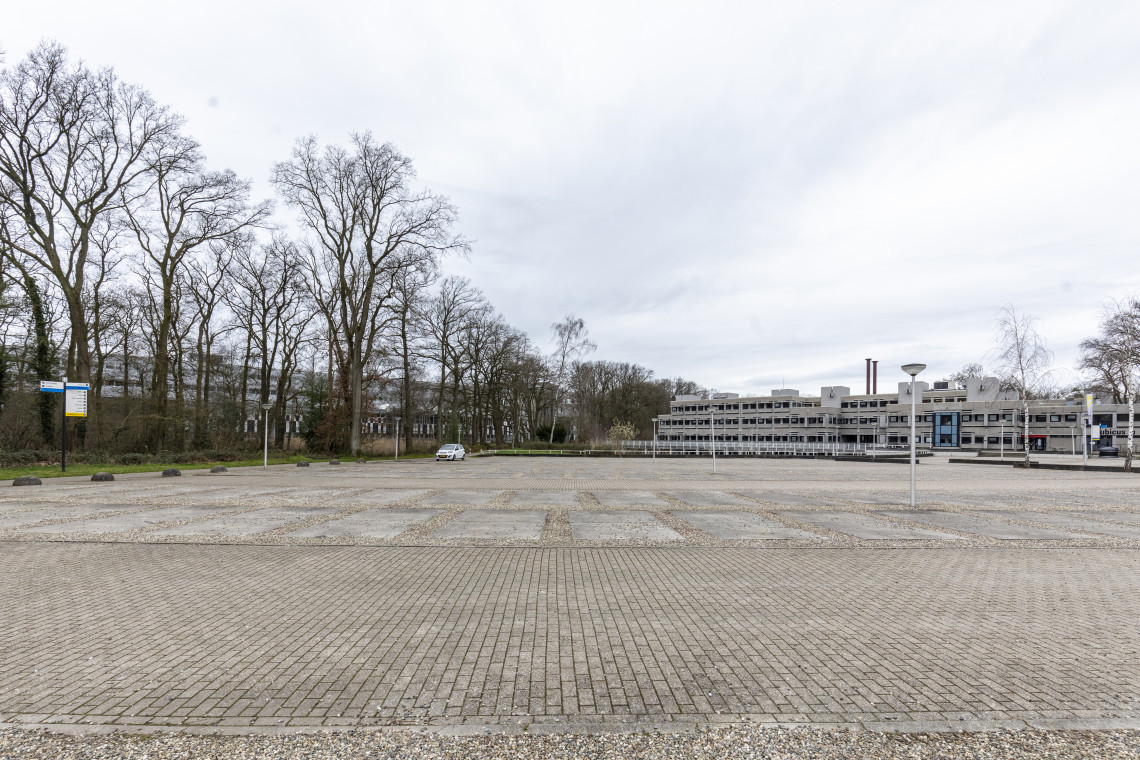 Foto: zo zien 'we' de campus liever niet nog een keer. Tijdens de eerste lockdown in 2020.