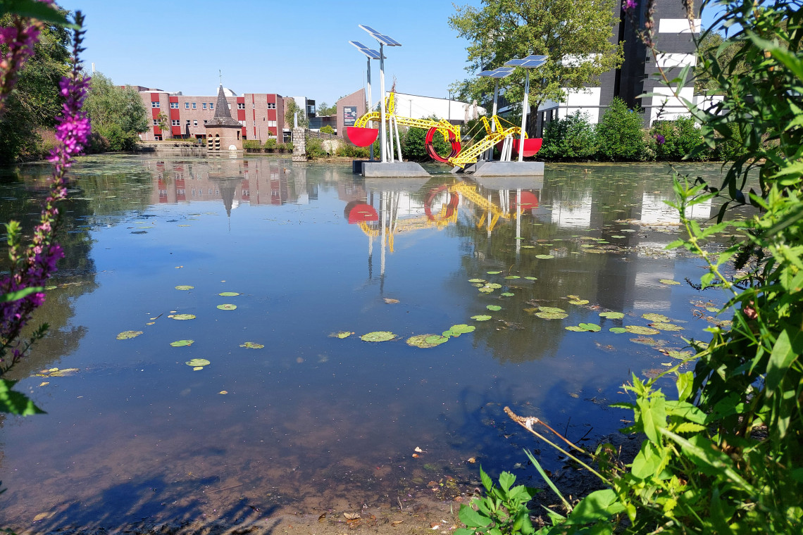 Op de campus, afgelopen week.