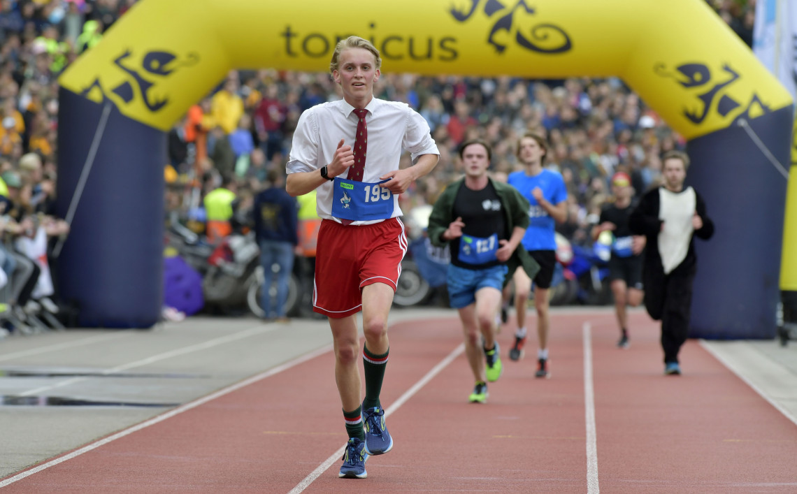 Foto: finish van de laatste Batavierenrace in 2022.