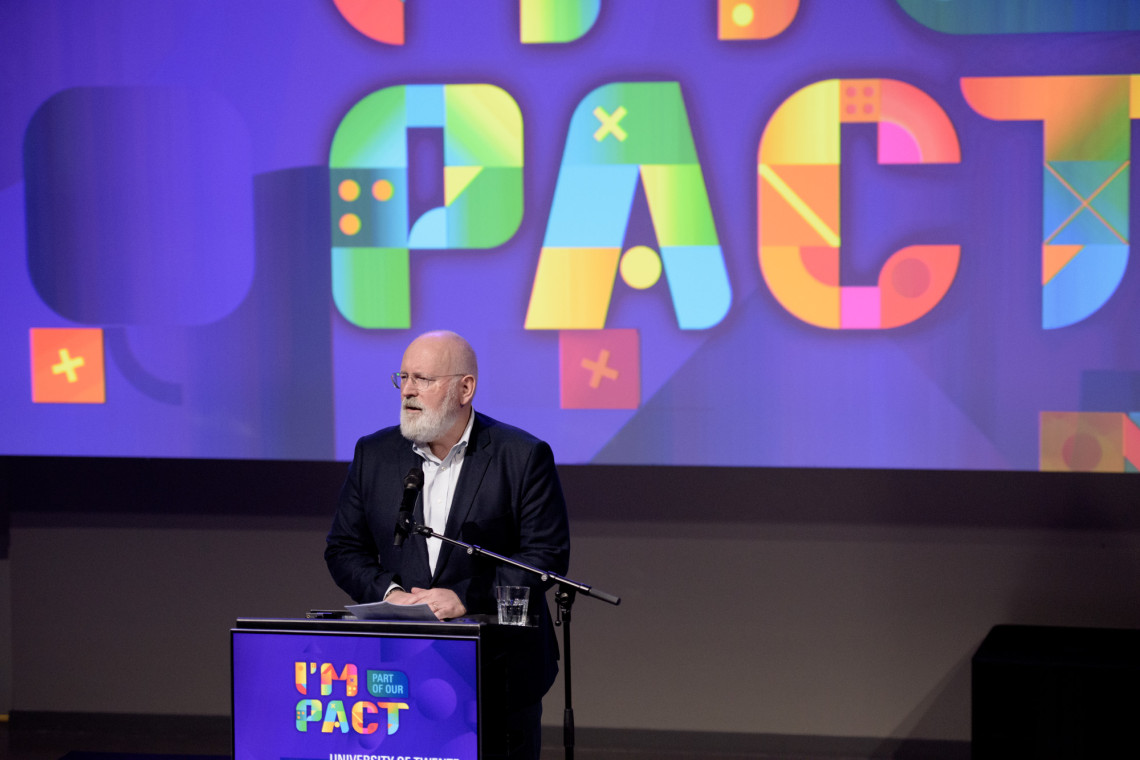 Frans Timmermans verzorgde vorig jaar de lezing tijdens de dies natalis.