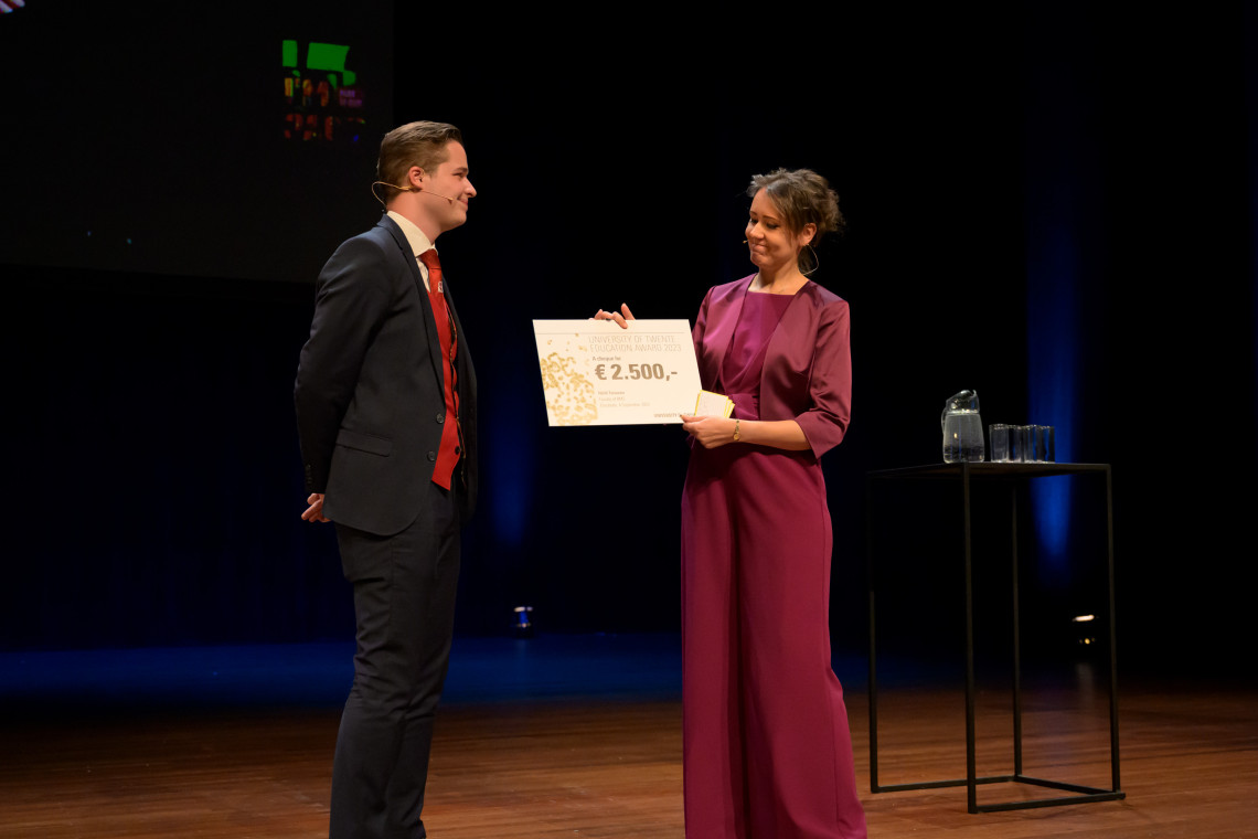 Archiefbeeld U-Today: Heidi Toivonen werd vorig jaar verkozen tot docent van het jaar.