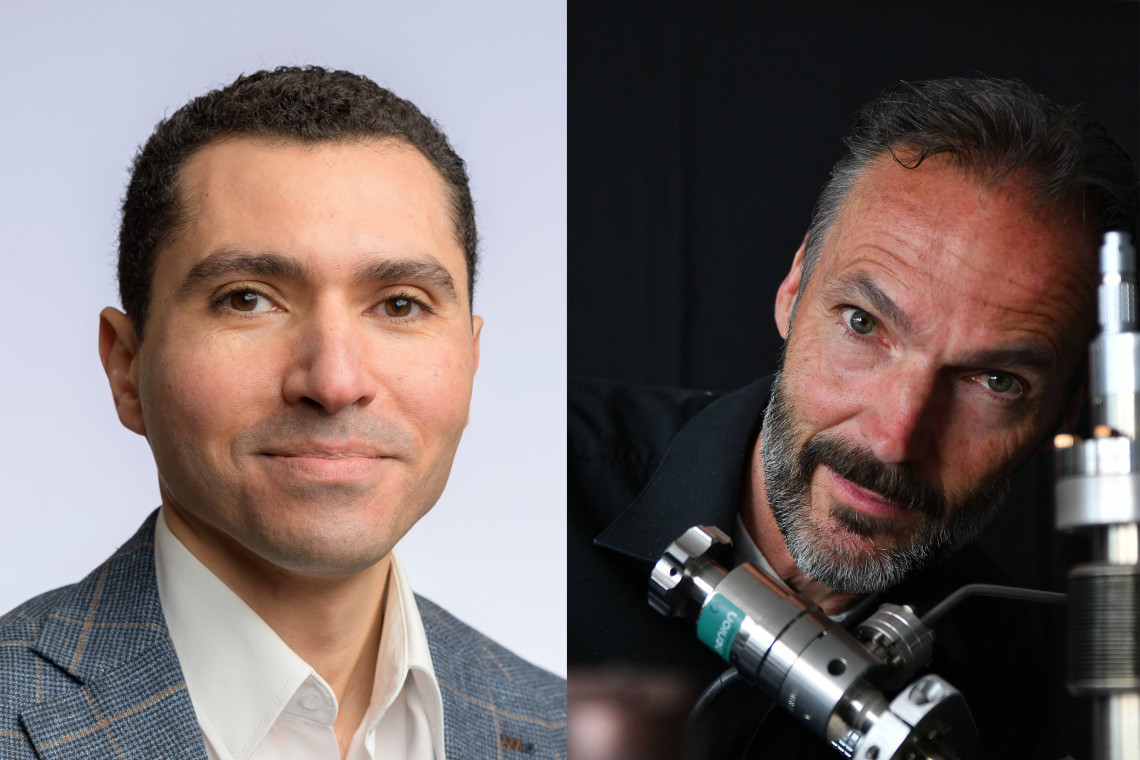 Links: Islam Khalil, rechts: Harold Zandvliet